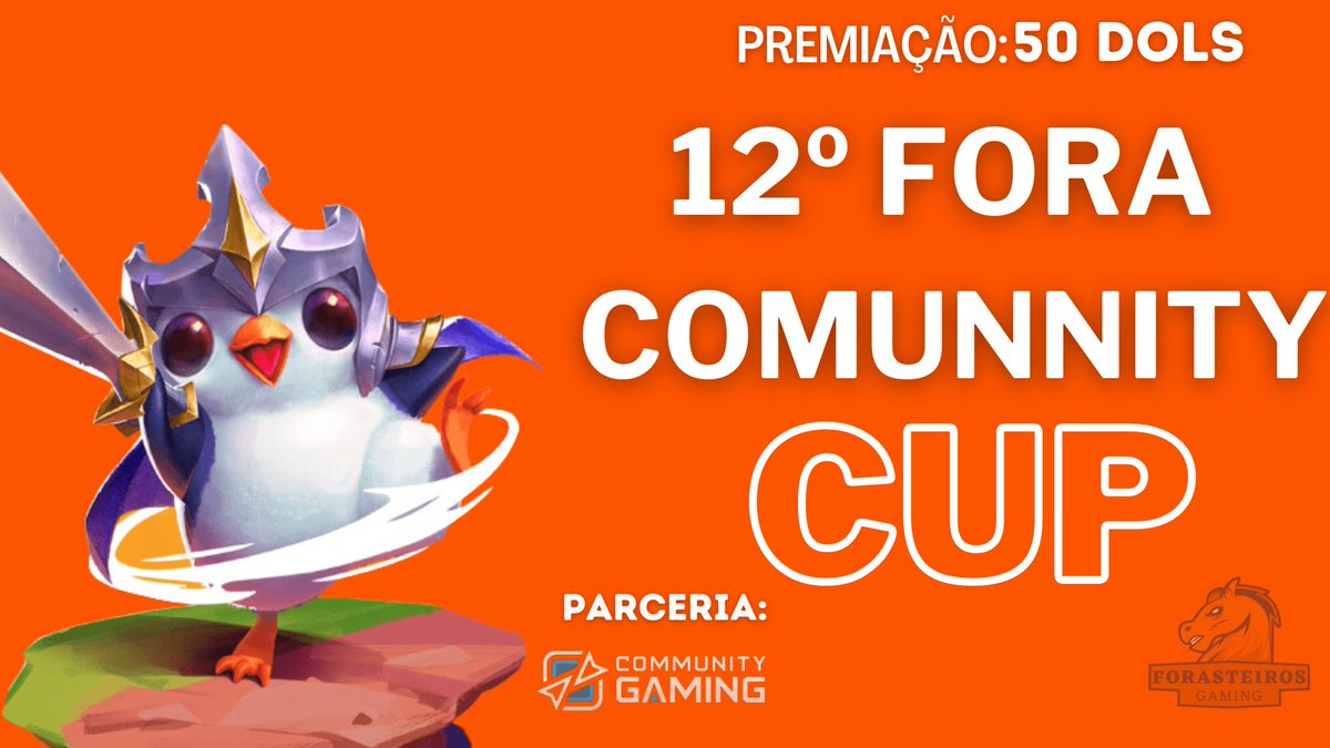 ForasteirosGG's tweet photo. 🔔 FORA COMUNNITY CUP 🔔
Boa noite forasteiros, estão prontos para começar a semana amanhã? Venho informar que no dia 29/08 estará acontecendo a FORA CUP! O campeonato irá começar as 19hrs e sua presença é muito importante.
#GOFORA #TFTBR https://t.co/FH16nfp33d