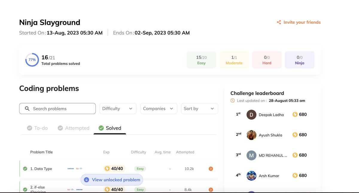 Ritik (@ritik7026963294) on Twitter photo Day16 of Coding challenge🔥 #NinjaSlayground #CodingNinjasStudio
<a href="/CodingNinjasOff/">Coding Ninjas</a>
<a href="/drinkslaycoffee/">SLAY Coffee</a> Day16 of Coding challenge🔥 #NinjaSlayground #CodingNinjasStudio
<a href="/CodingNinjasOff/">Coding Ninjas</a>
<a href="/drinkslaycoffee/">SLAY Coffee</a>
