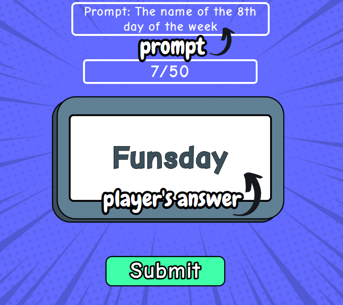 SeadogDev's tweet photo. Witty Words is a 2D game that features advanced UI to create a colorful and fun environment.

This game is heavily inspired by Jackbox Games' Quiplash 2.

The idea of the game is the answer a randomly generated prompt with the funniest/best answer you can think of.

#Roblox https://t.co/2CrpuEUJJ7