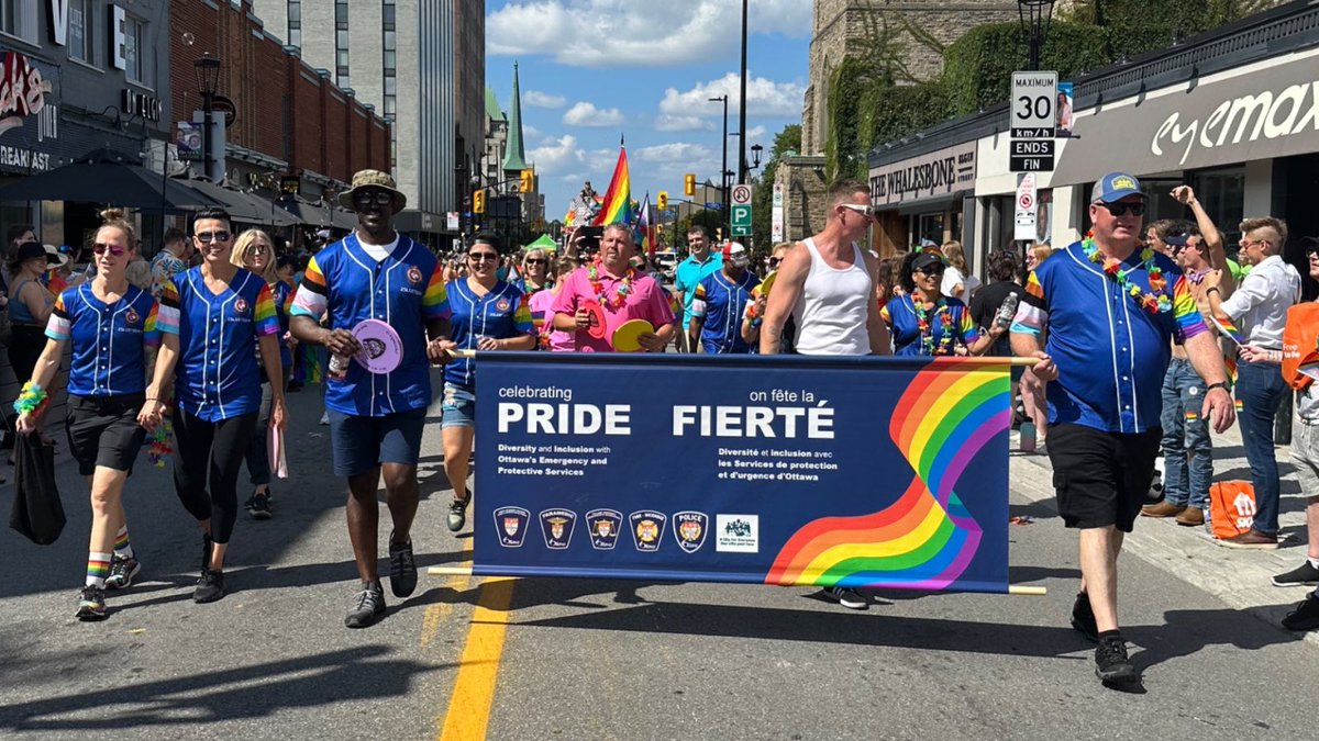 A beautiful day to celebrate and support our 2SLGBTQQIA+ community at the <a href="/FierteCapPride/">Capital Pride • Fierté dans la Capitale</a> Parade!

Thank you to our <a href="/ottawapolice/">Ottawa Police</a> members, families, friends, &amp; Emergency Services partners for coming out and bringing some incredible energy today!

Happy Pride, Ottawa! 
🏳️‍🌈#getproud