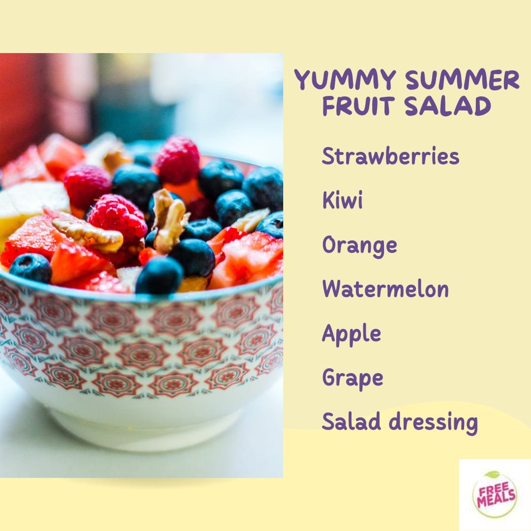 A bowl of fruit, a wholesome grace
Vitamins &amp; Fiber, in every embrace
Energy &amp; goodness, in every bite 
Nature's bounty, <a href="/FreeMeals/">Free Meals</a> wellness flight 🍓🍉🍊🥝🍎🍇