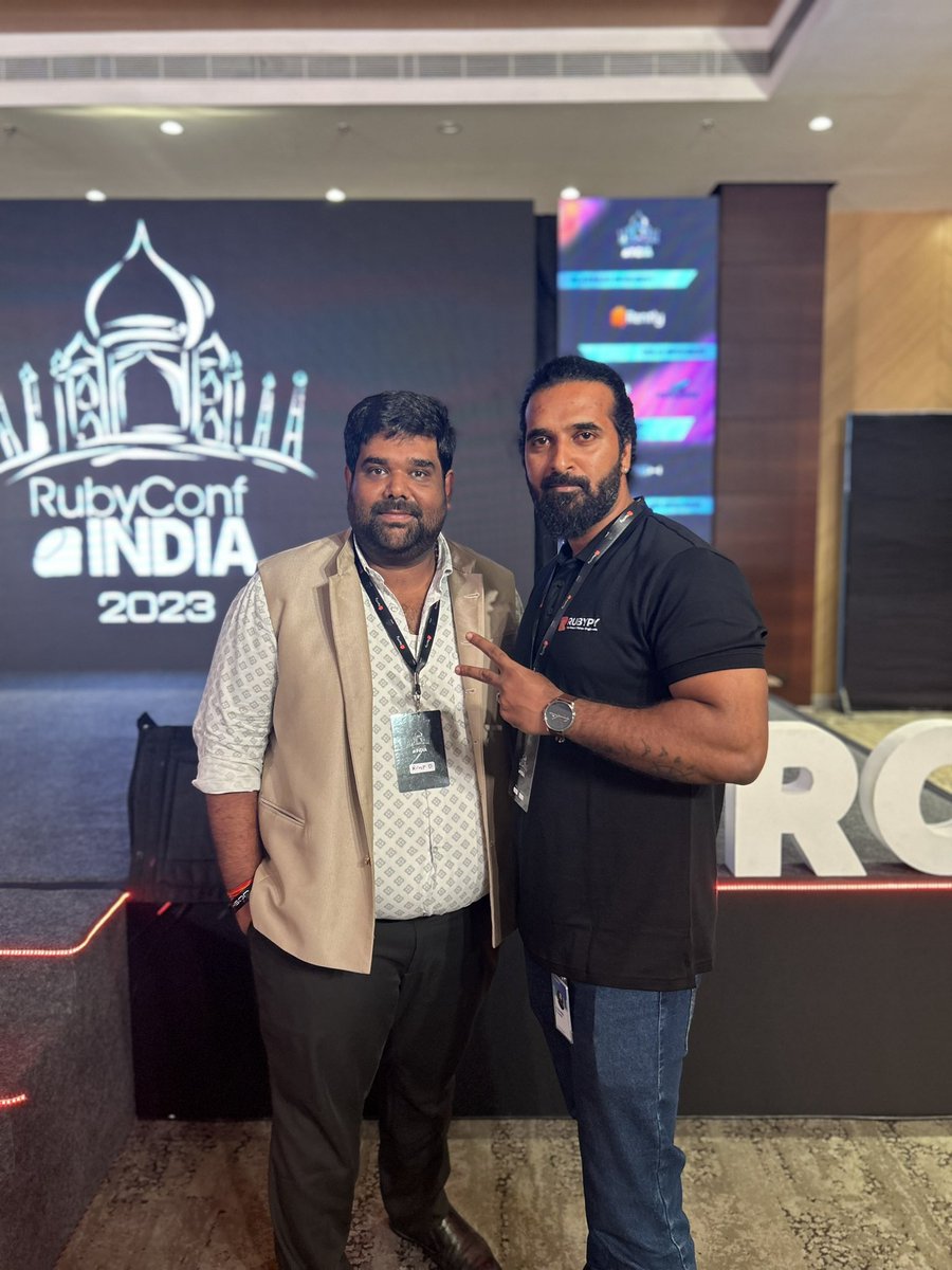 chandan0707's tweet image. Thrilled by the energy on day one at #rubuconf2023! 🎉 The speakers brought incredible insights and ideas to the table. Huge shoutout to Josh Software for their outstanding organization and dedication to fostering the Ruby community&apos;s growth. #RCI #RubyconfIndia2023 #RubyConf