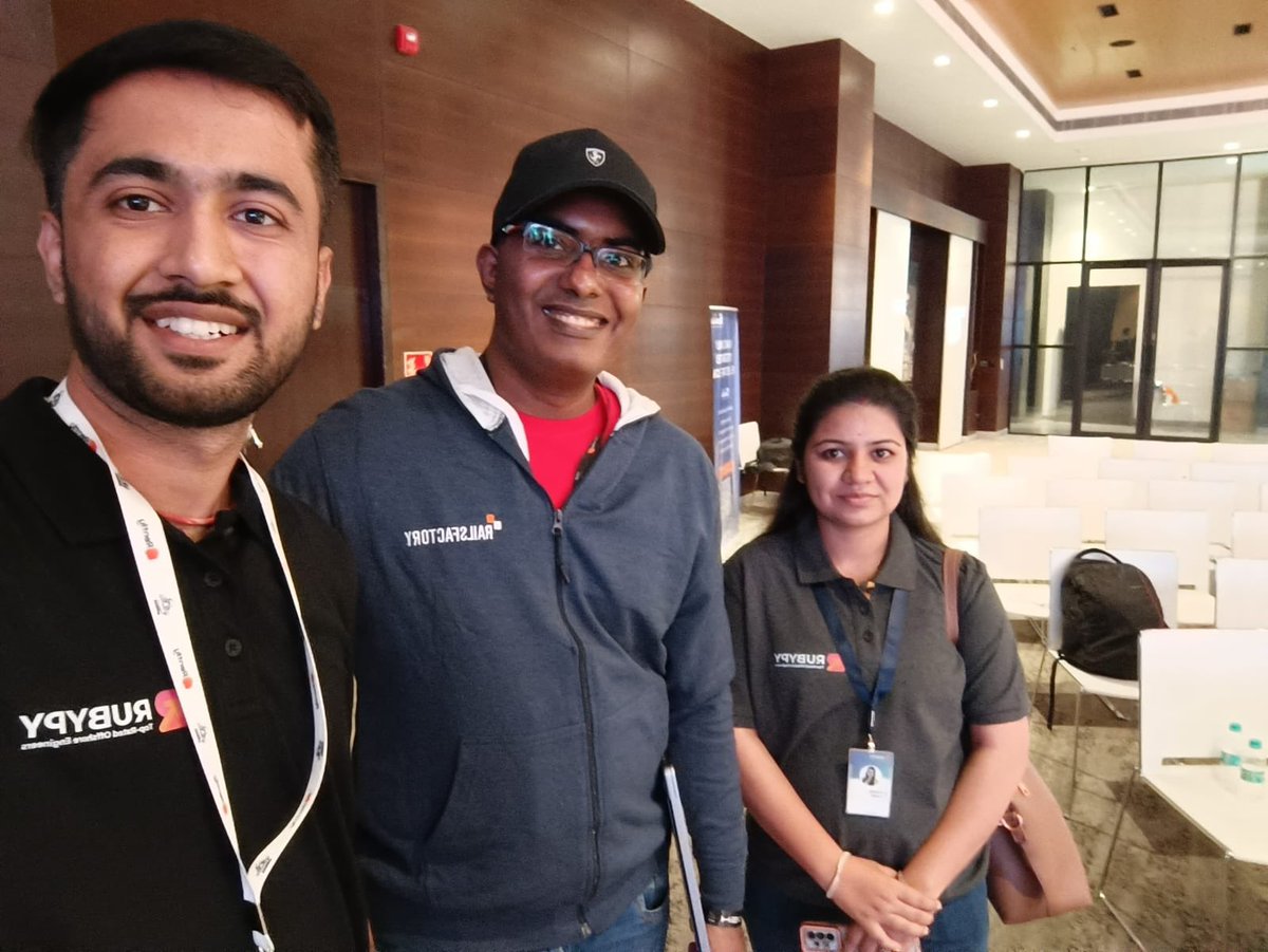 chandan0707's tweet image. Thrilled by the energy on day one at #rubuconf2023! 🎉 The speakers brought incredible insights and ideas to the table. Huge shoutout to Josh Software for their outstanding organization and dedication to fostering the Ruby community&apos;s growth. #RCI #RubyconfIndia2023 #RubyConf