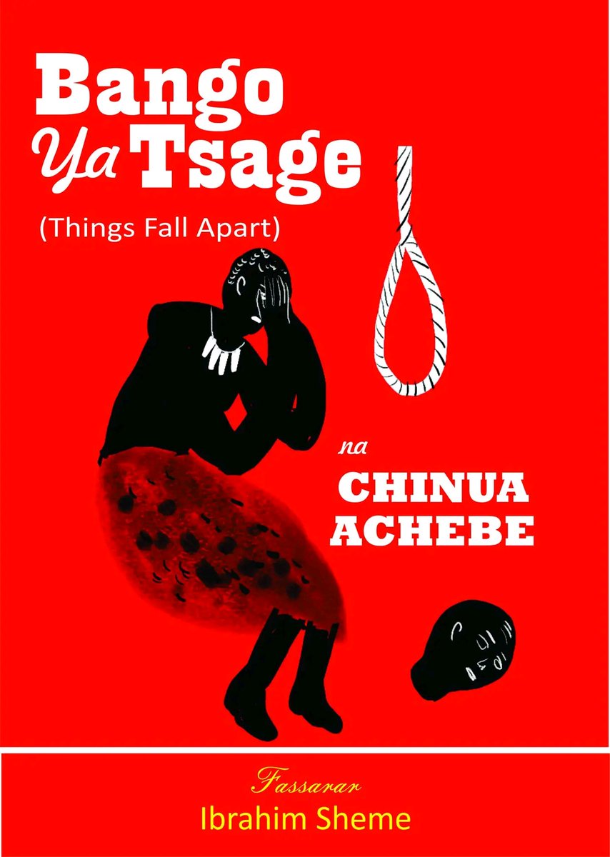 afrolitorg's tweet photo. 📍THINGS FALL APART in Hausa

Ibrahim Scheme is bringing the Hausa translation of one of Africa's best novels, Things Fall Apart.
It may come in one of these two covers.

#TellingOurOwnStories #AfricanLiterature #AfroLit
#ChinuaAchebe #ThingsFallApart #Hausa #book #HausaBooks https://t.co/M0UnhxGCC7