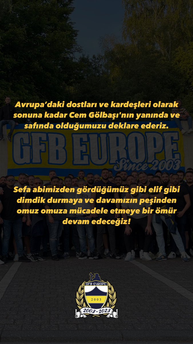 GFBEUROPE's tweet photo. BİLGİLENDİRME:
#GFBEUROPE https://t.co/LB1vYHzSbp
