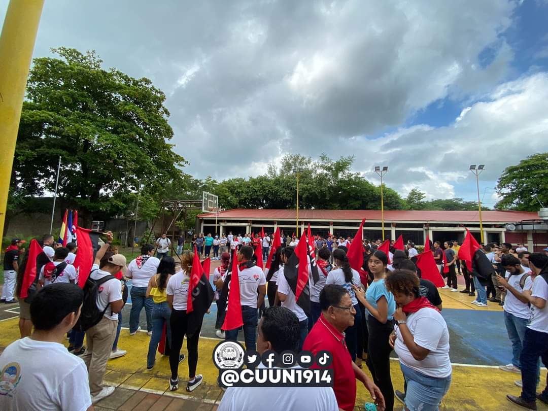 cuununan's tweet photo. CUUN UNAN-León inauguró en el internado Silvio Mayorga, el Salón de estudios que lleva el nombre de nuestro Héroe y Mártir, fundador de nuestro Frente Sandinista de Liberación Nacional, y estudiante destacado en nuestra universidad, comandante Silvio Mayorga.

 #CUUN1914 https://t.co/yeUErNknqz
