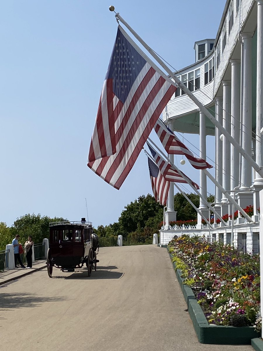 R_Wiles's tweet photo. There is no better place to end the summer then a trip to Mackinac Island and @GrandHotelMI . Thanks to @PAAM_83 for the hospitality and congratulations on a successful 96th Annual Conference &amp; Banquet. https://t.co/QPX0nwALwK