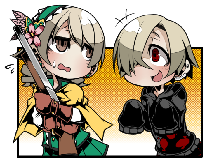 なんかニコ静で、凄く昔描いた小梅ちゃんと乃々の絵に反応貰ってて驚く奴。
