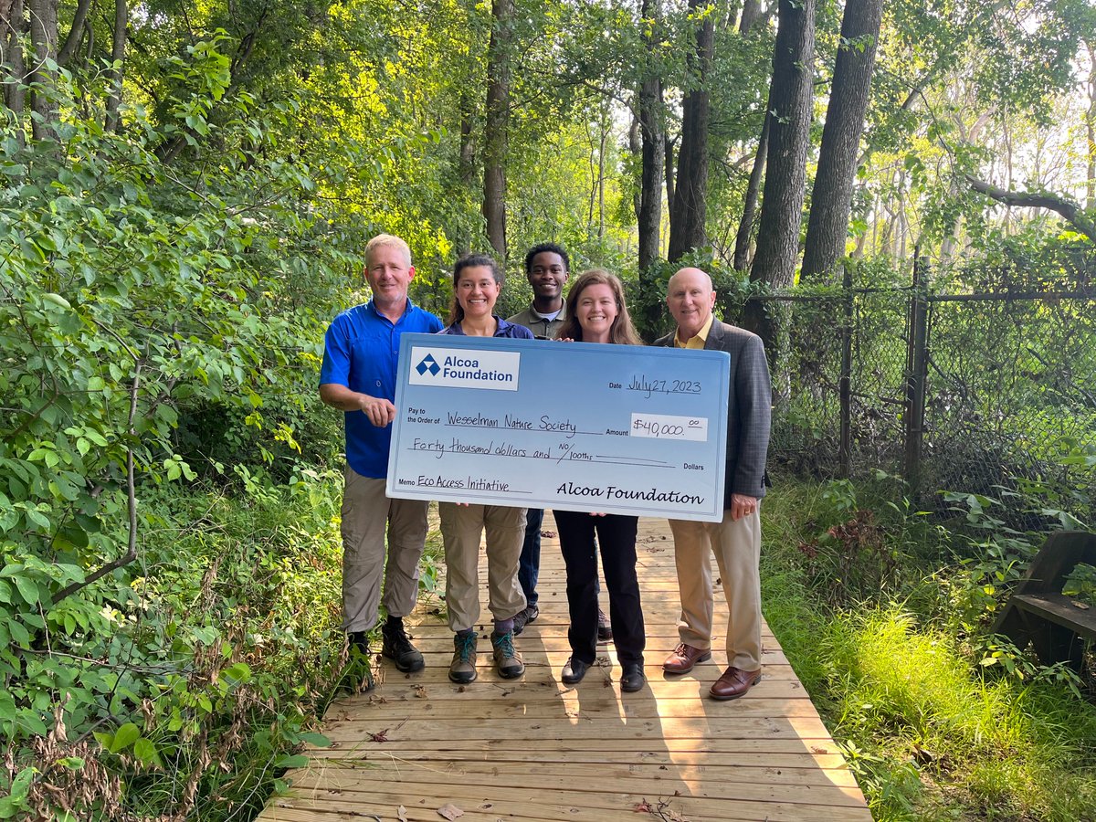 Wesselman Woods (@wesselmanwoods) on Twitter photo Last month, we received another $40,000 grant from <a href="/AlcoaFoundation/">Alcoa Foundation</a> to install more elevated boardwalks within the nature preserve! 🥳 This funding ensures more visitors can easily access the wonders of the forest while maintaining the integrity of the surrounding ecosystem 🧵 Last month, we received another $40,000 grant from <a href="/AlcoaFoundation/">Alcoa Foundation</a> to install more elevated boardwalks within the nature preserve! 🥳 This funding ensures more visitors can easily access the wonders of the forest while maintaining the integrity of the surrounding ecosystem 🧵