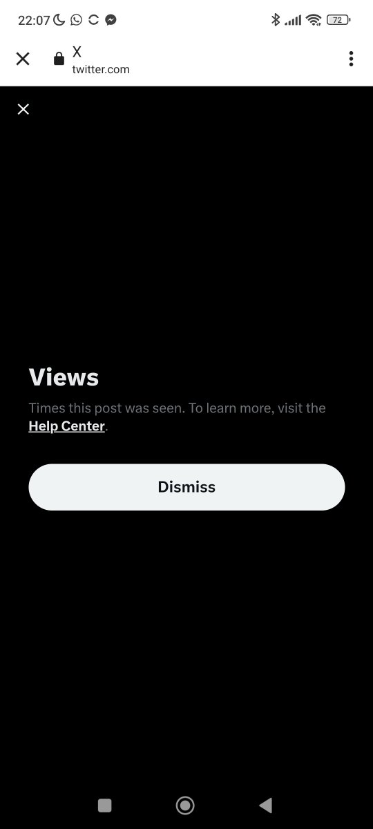 How long is the dismiss (and close) button on this apps analytics modal overlay going to remain broken? Been literal months and I accidentally open this thing a few times every day and every time I have to completely reload and start doomscrolling from the top again