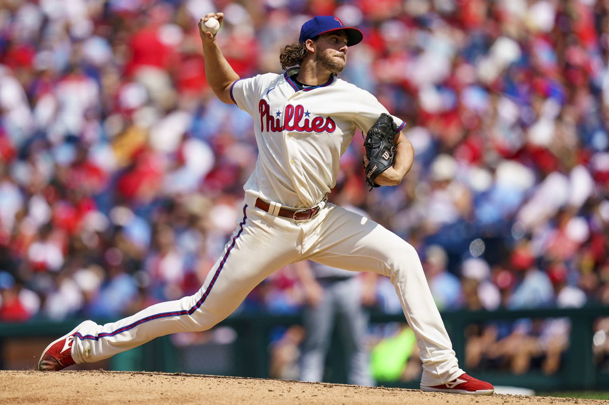FanDuel's tweet photo. @LFFStadium Aaron Nola DOMINATED 🫡
- 7 IP
- 1 hit
- 9 Ks
- 52 FanDuel Points
Nola was rostered by 14.4% of contestants today, including the current leader (thewildbuffalo)
#WFBC | https://t.co/M0NTfibuJK https://t.co/vnBUjHKuM5