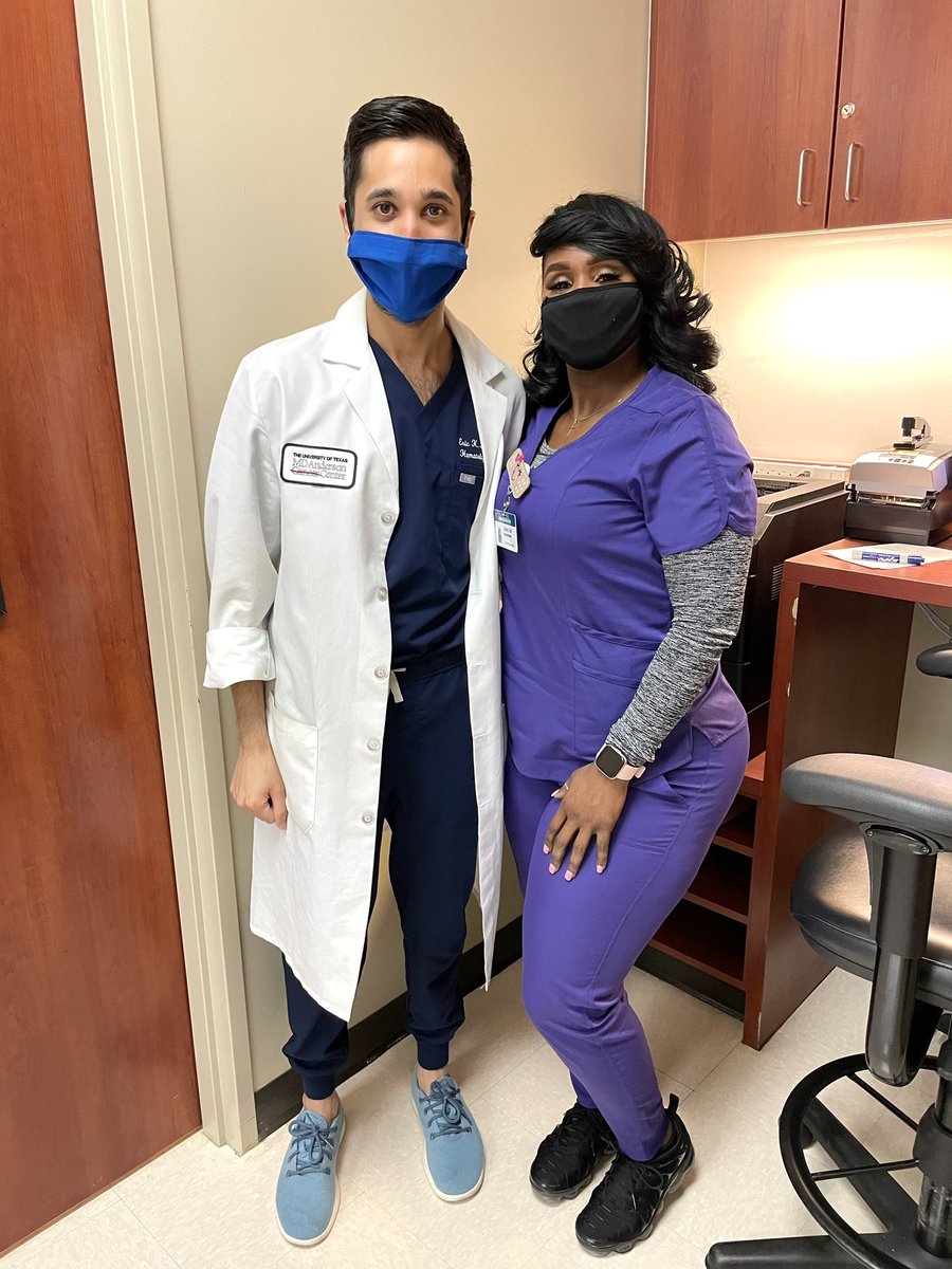 Eric K. Singhi, MD (@lungoncdoc) on Twitter photo From work colleagues to family! 🎉
Had a great time reuniting with my former patient care tech at LBJ from fellowship <a href="/MDAndersonNews/">MD Anderson Cancer Center</a>, and celebrating her promotion.
So grateful for the opportunity to have provided cancer care <a href="/harrishealth/">Harris Health</a> with such an amazing individual! From work colleagues to family! 🎉
Had a great time reuniting with my former patient care tech at LBJ from fellowship <a href="/MDAndersonNews/">MD Anderson Cancer Center</a>, and celebrating her promotion.
So grateful for the opportunity to have provided cancer care <a href="/harrishealth/">Harris Health</a> with such an amazing individual!