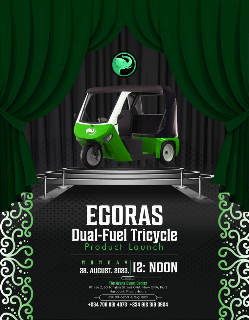 History will be made tomorrow as @egorasHQ will be launching the Dual Fuel Tricycle, first of its kind. Call +2347080314073 for enquires #EgorasDualfuelKEKE