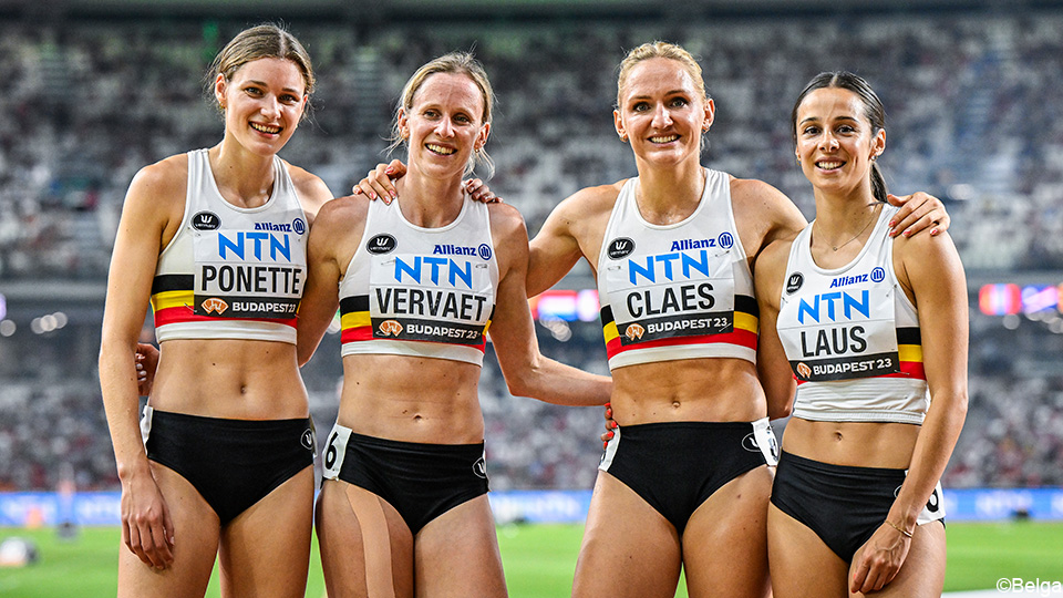 Belgian Cheetahs worden 5e op 4x400 meter, WK-goud is voor Nederland dankzij wonderlijke Femke Bol sporza.be/nl/artikels/be…