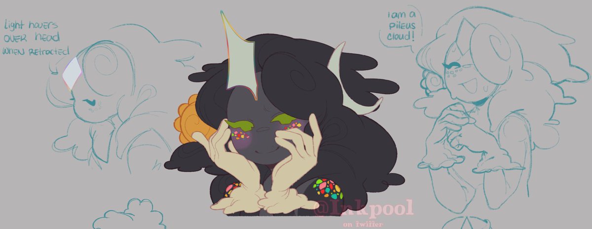 InkPool's tweet image. As I said before, here are some doodles of Prism! I am still thinking of ways to revamp them; nothing is set in stone. So, no official revamped ref just yet!

I do have a lot of fun drawing them, however. I am slowly growing more attached to them ✨⛅️🌈

#WelcomeHomeOC