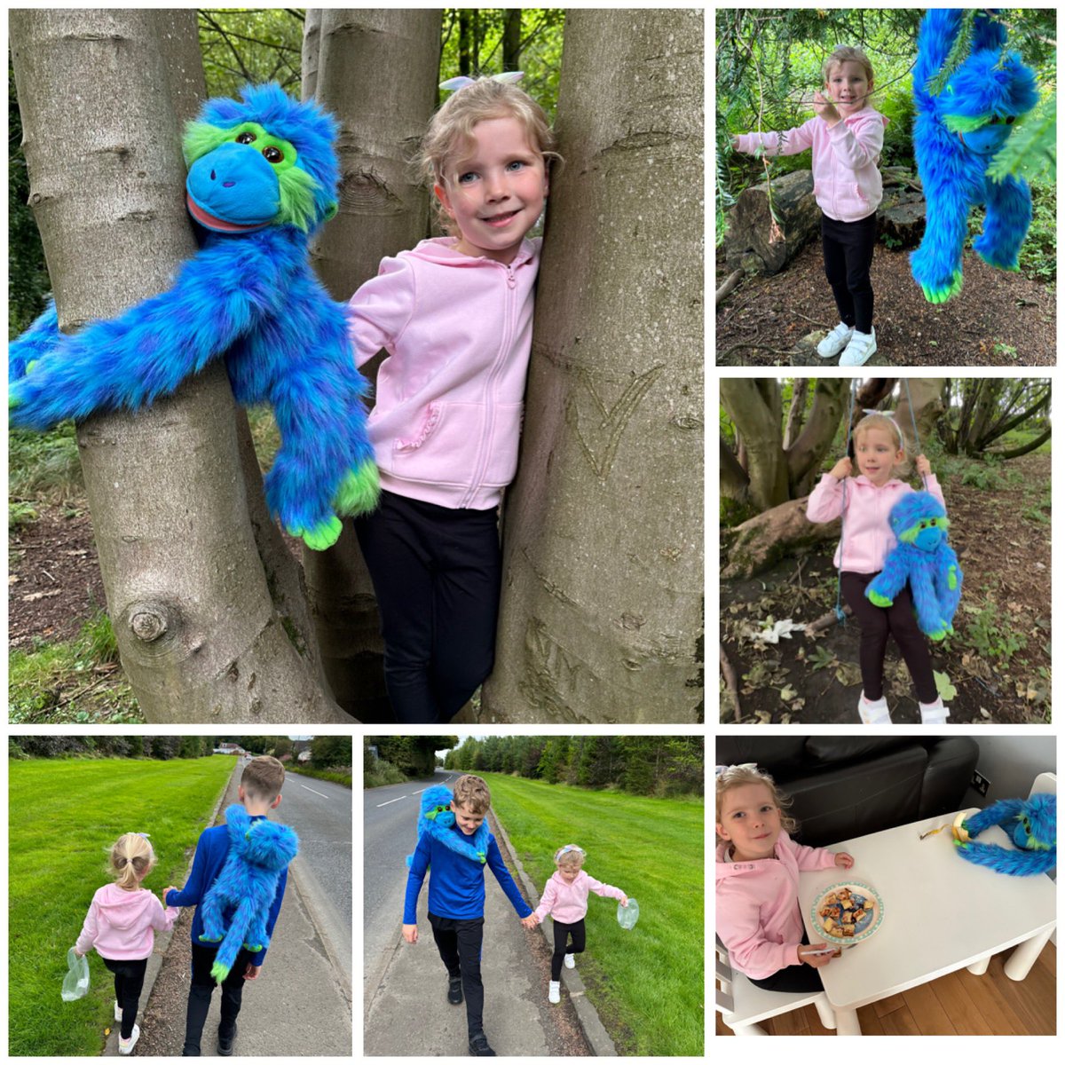vickiferguson31's tweet photo. @NewMonklandNC 

Zoe and Sid have had lots of fun this weekend.  Dancing, shopping and dressing as princesses on Saturday and going on an adventure in the woods on Sunday.  Zoe made sure Sid got to climb and swing in the trees!  We even found a tree swing 😀 https://t.co/Mz8Y3PW4Gt