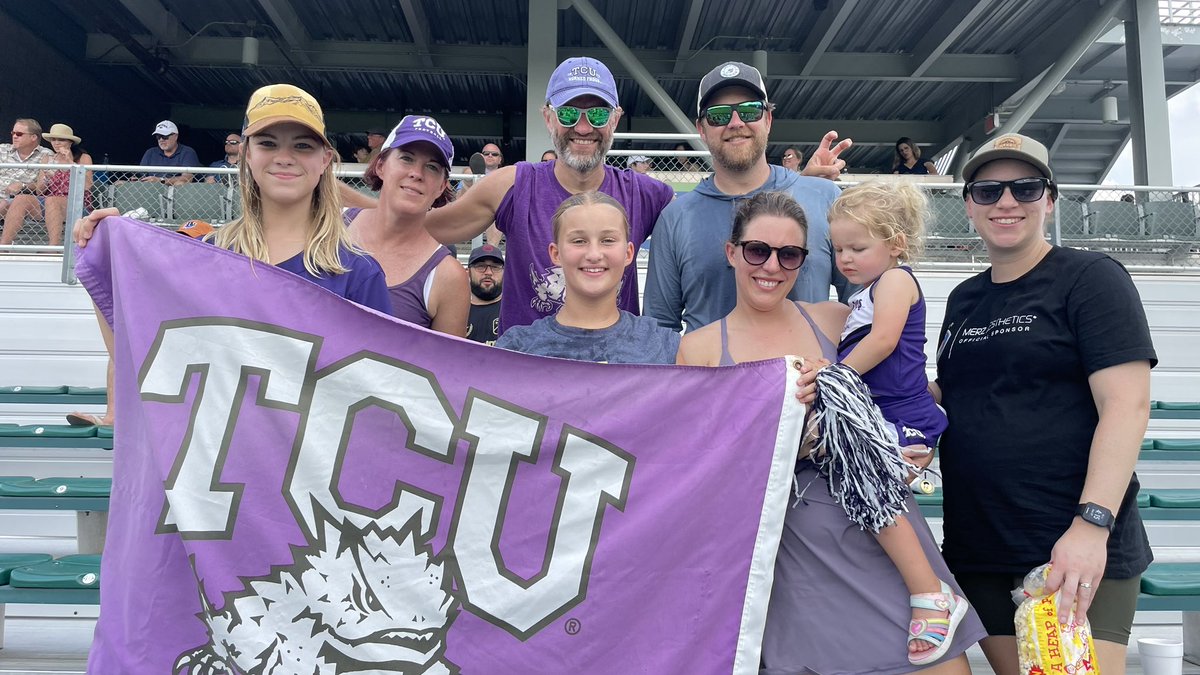 NC @TCUAlumni here to support Ryan Williams and the @TheNCCourage ! #GoFrogs