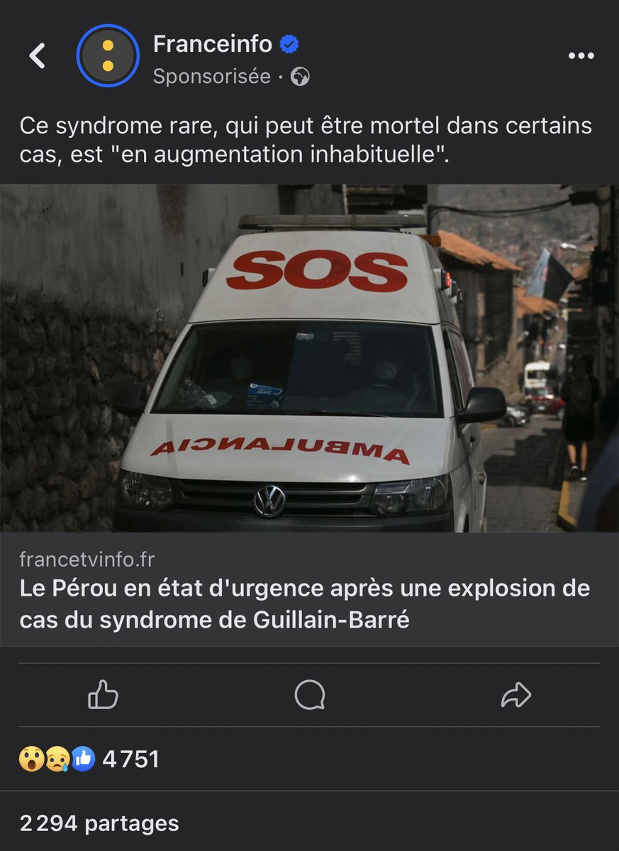 LoicGonsolin's tweet photo. Quand un média public met de la publicité sur une maladie qui fait peur… C’est quoi votre objectif ? Vous voulez informer ? Faire peur ? Ou attirer des clics et augmenter vos revenus ? @franceinfo 🤦‍♂️ Triste de toujours promouvoir le négatif. 

#cynisme #compol #franceinfo https://t.co/ShS9PJVldt