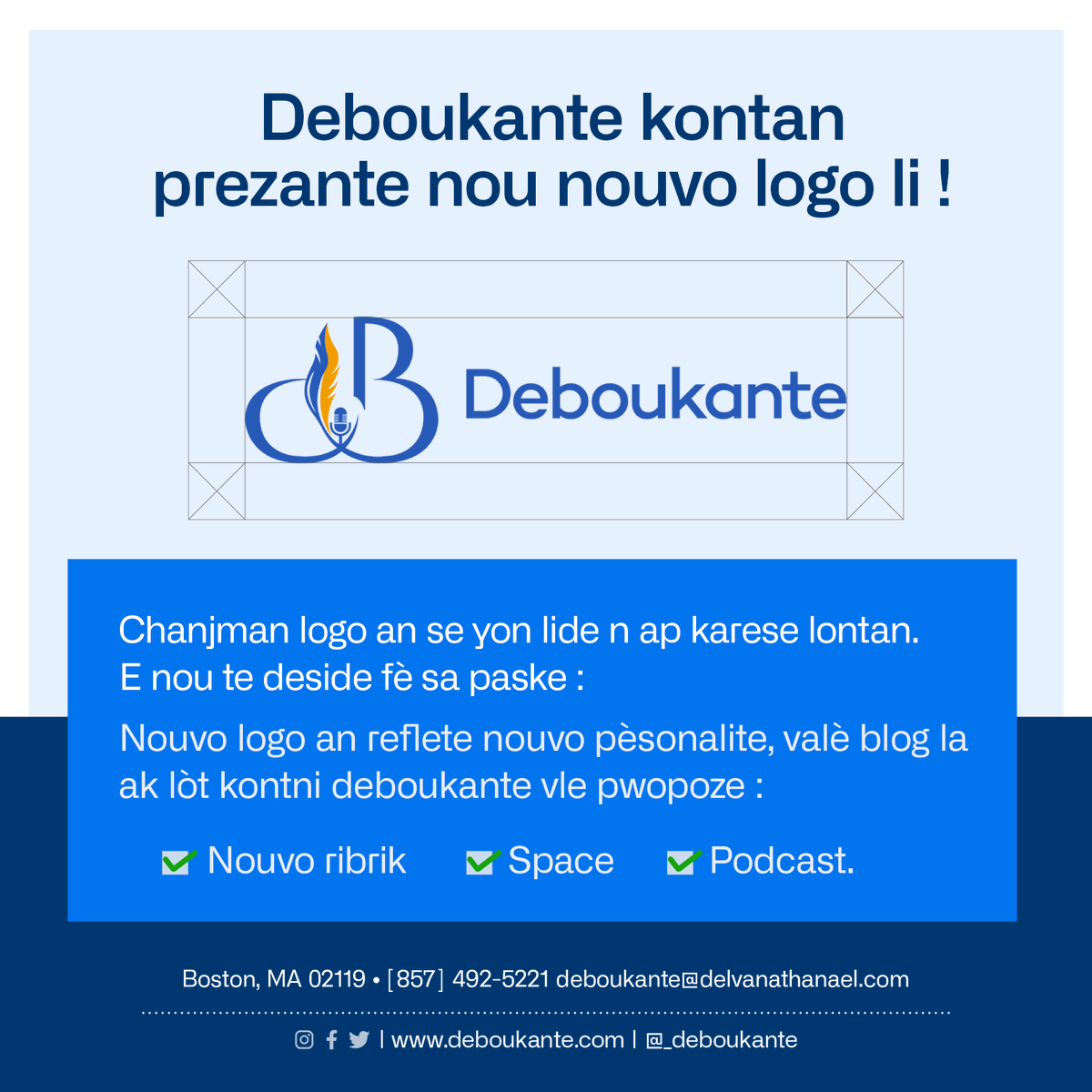 _deboukante's tweet photo. https://t.co/ha5lDnbQqU
#Deboukante #NewLogoReveal
#Rebranding
Nouvo ribrik☑️
Space☑️
Podcast☑️ https://t.co/57bVzQkbfu