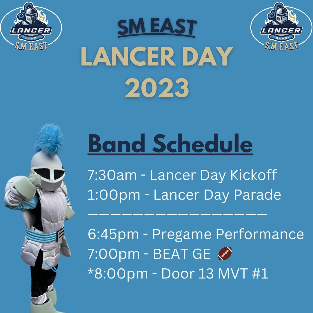 Lancer Day is this Thursday, and we can’t wait to be a part of it.

Go Lancers!