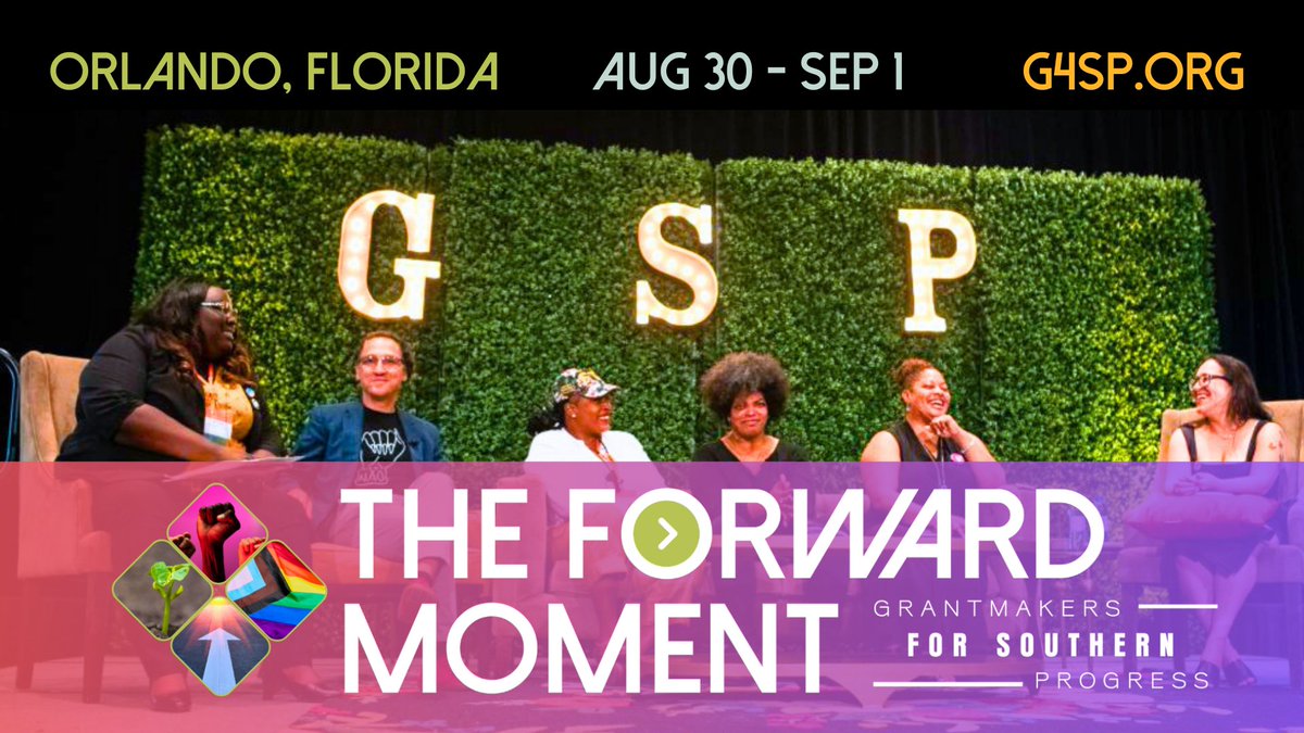 The countdown has BEGUN! We can't wait to see y'all in Florida in just a few days!🔥

Get excited to hear from our 40+ speakers, go on Learning Tours in central Florida communities, attend our awards ceremonies, and more! 

See y'all soon! 

#FundSouthernProgress #G4SP