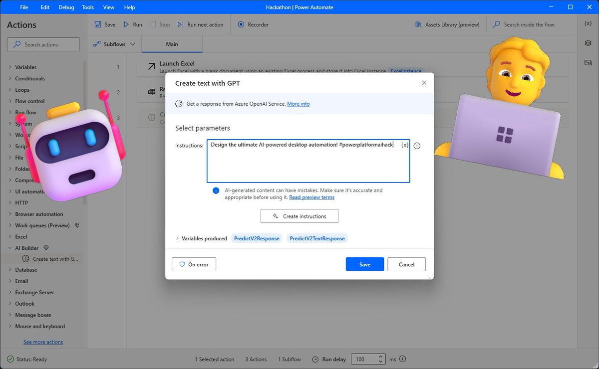 🤖🔧 The Microsoft Power Platform AI Hackathon is happening online from Sept 14th to 28th! Open to everyone. A great chance to learn or showcase solutions built with AI using the Power Platform. All the details: devblogs.microsoft.com/powerplatform/… #powerplatformaihack