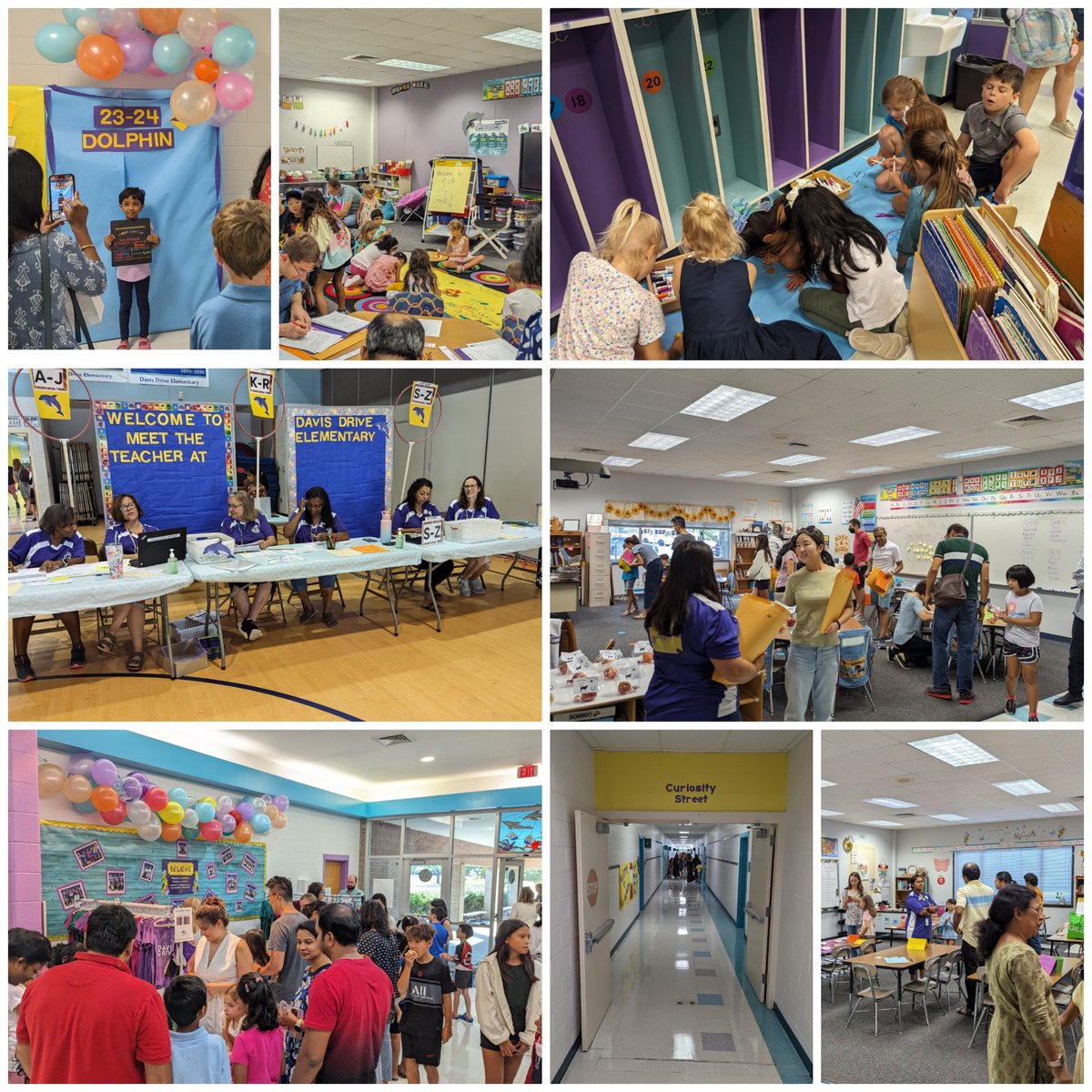 It was so wonderful seeing our families at Meet the teacher on Friday! Now to kick off the 23-24 school year tomorrow 😁💜💙🐬