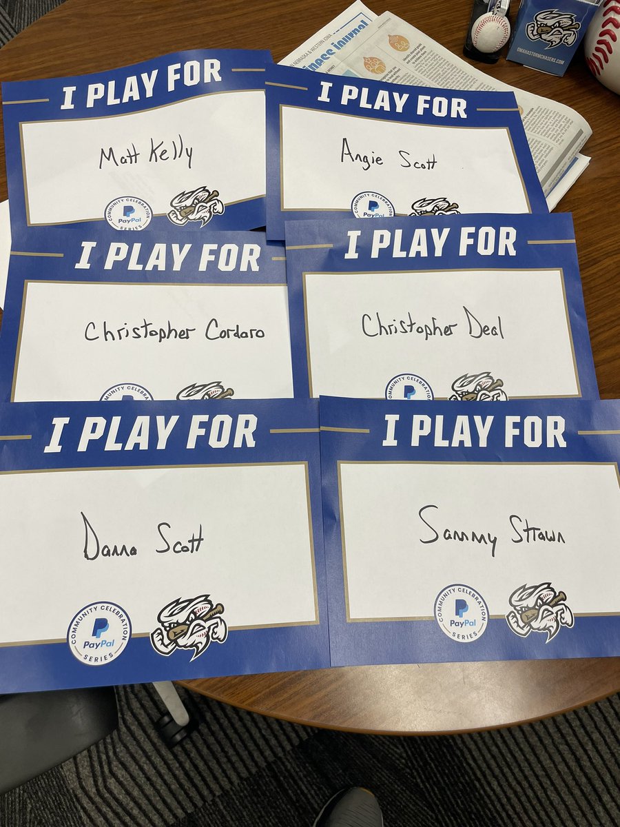 OmahaPrez's tweet photo. I Play For these family and friends and all others fighting cancer. #StandUp4Cancer #ChasersFamily https://t.co/qv61kSeZqU