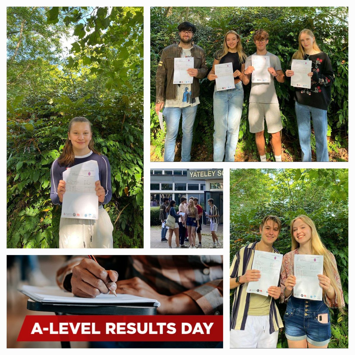 A huge congratulations to all our students for the fantastic A Level, EPQ, BTEC and CACHE results you achieved. Another year of success at Yateley Sixth Form. We are all so proud of you! #AlevelResultsDay2023 #HardWorkPaysOff #Proud