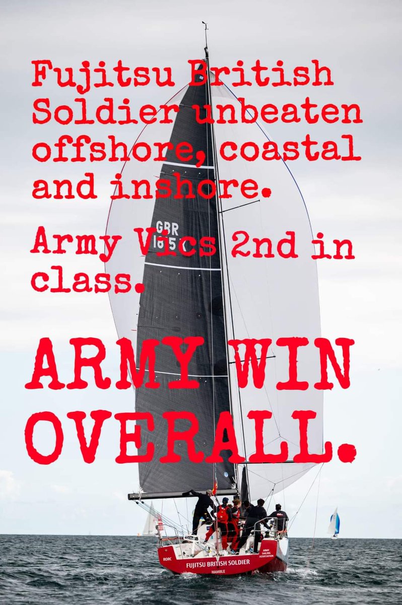 Army Sailing Association (@sailarmy) on Twitter photo Congrats to the Army Offshore teams on the 2023 Services Offshore Regatta win, culminating today at the Royal Dart Regatta. Well done @RNSA_Offshore for winning the Vic class. <a href="/ArmySportASCB/">Army Sport</a> <a href="/RNSAORGUK/">Royal Naval Sailing Association</a> <a href="/RAFSailingAssoc/">RAF Sailing Association</a> <a href="/Fujitsu_Defence/">Fujitsu Defence</a> <a href="/Babcockplc/">Babcock International</a> <a href="/Towergate/">Towergate Insurance</a> <a href="/Leonardo_live/">Leonardo</a> Congrats to the Army Offshore teams on the 2023 Services Offshore Regatta win, culminating today at the Royal Dart Regatta. Well done @RNSA_Offshore for winning the Vic class. <a href="/ArmySportASCB/">Army Sport</a> <a href="/RNSAORGUK/">Royal Naval Sailing Association</a> <a href="/RAFSailingAssoc/">RAF Sailing Association</a> <a href="/Fujitsu_Defence/">Fujitsu Defence</a> <a href="/Babcockplc/">Babcock International</a> <a href="/Towergate/">Towergate Insurance</a> <a href="/Leonardo_live/">Leonardo</a>