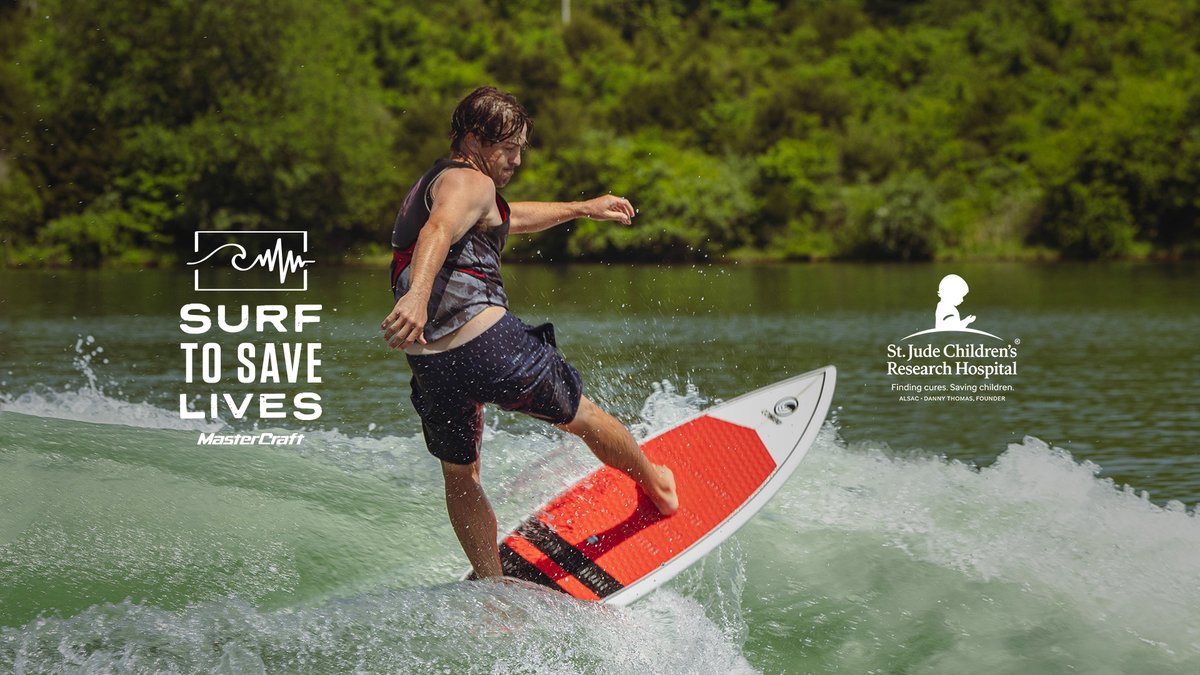 mcboatcompany's tweet photo. When you support St. Jude, you can help make cures possible for kids with cancer. Together, we can save more lives. Learn how you can get involved: https://t.co/giVYkXmCll
#SurfToSaveLives https://t.co/8AZYQlaxFx