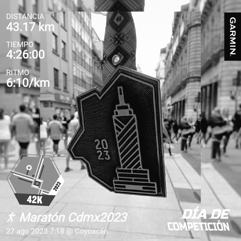 J_dmoreno's tweet photo. Objetivo cumplido...
Logramos terminar tus 42.195Kms. @MaratonCDMX me hiciste sufrir.
Quién dijo que correr un maratón es fácil, regresaré por la revancha.
#25VecesMaratonista
Coach @timiJaguar
#YoElegiCorrer
#DiosCorreConmigo
#UnBesoHastaElCielo
#LograrTusMetas https://t.co/eS7roEBDzo