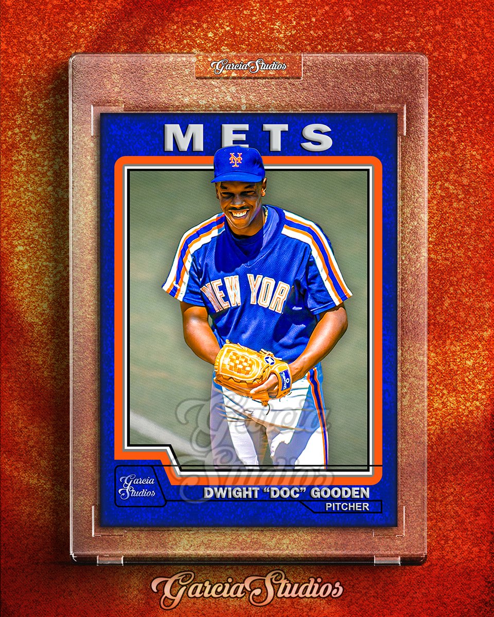 GarciaStudios's tweet photo. DOC GOODEN Here's my 7th tribute card to the DOC! ⚾️
'04⚾️ #GarciaStudios REDUX
#100CardsOfDoc #CardArt #100CardChallenge #whodoyoucollect #sportscards #rookie
#thehobby #vintagebaseballcards #mlbcards #baseball #vintagesportscards #baseballcards #nostalgia #mlb https://t.co/JdriyaLyZy