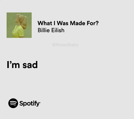 thesadbaby's tweet photo. billie eilish 💔 https://t.co/X7NoXURUyy