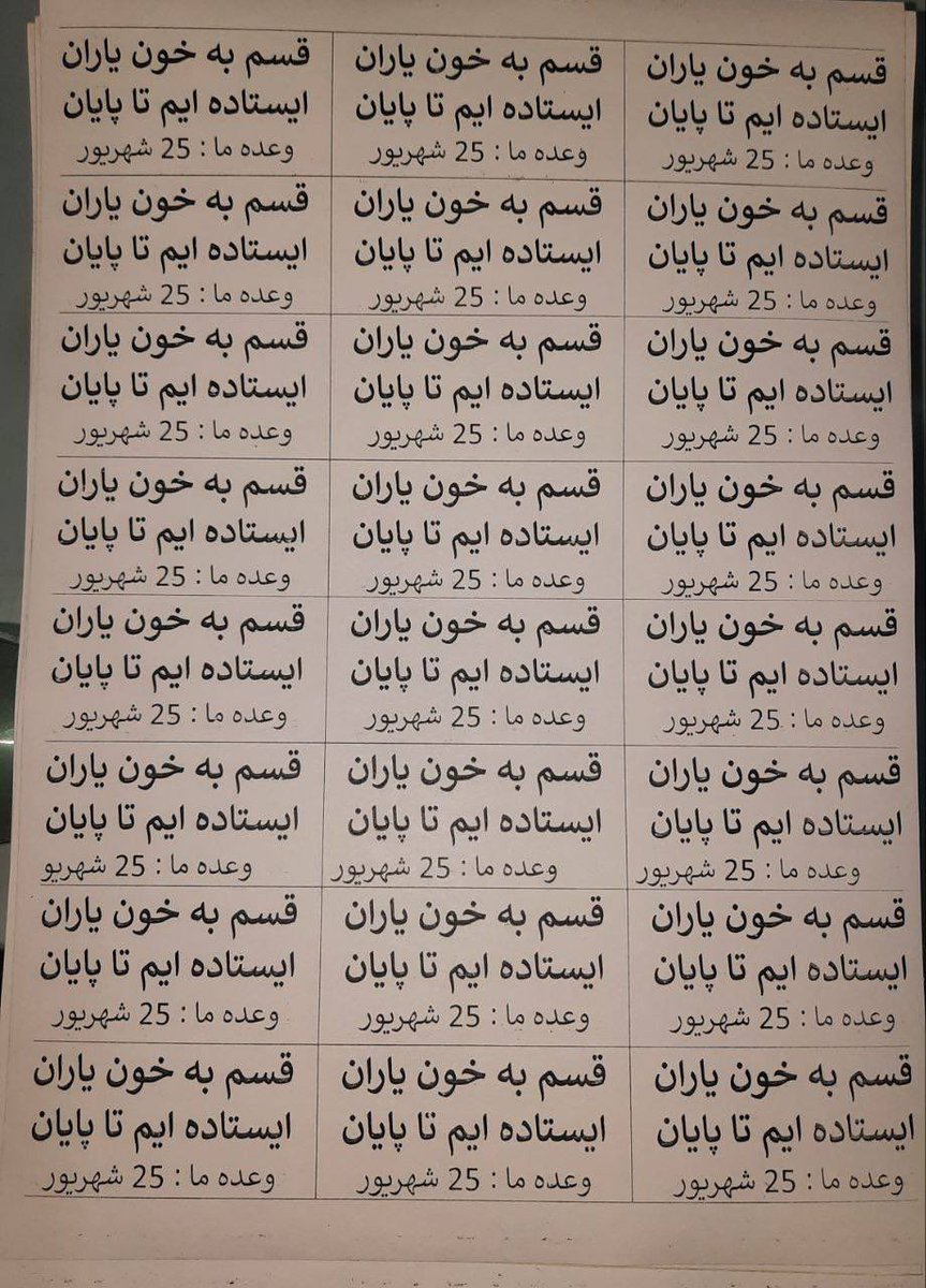 Shahinlooo's tweet photo. چاپ ۳۰۰ برچسب فراخوان برای نصب در معابر و عابربانک ها . تهران

واقعا دم بچه ها گرم ✌️❤️دست بوسیم

#مهسا_امينی https://t.co/3KpA4xb39y