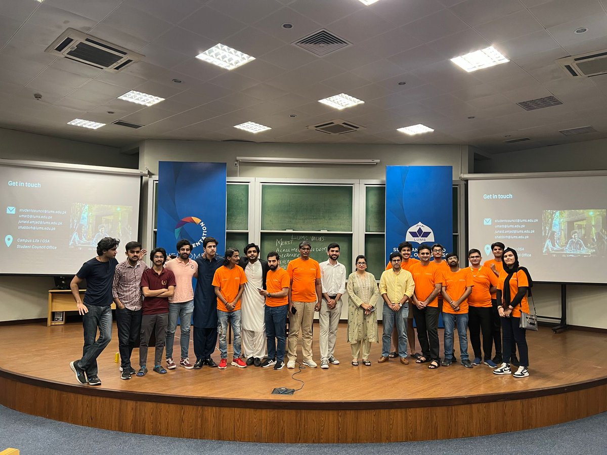 LUMS Student Council tweet media