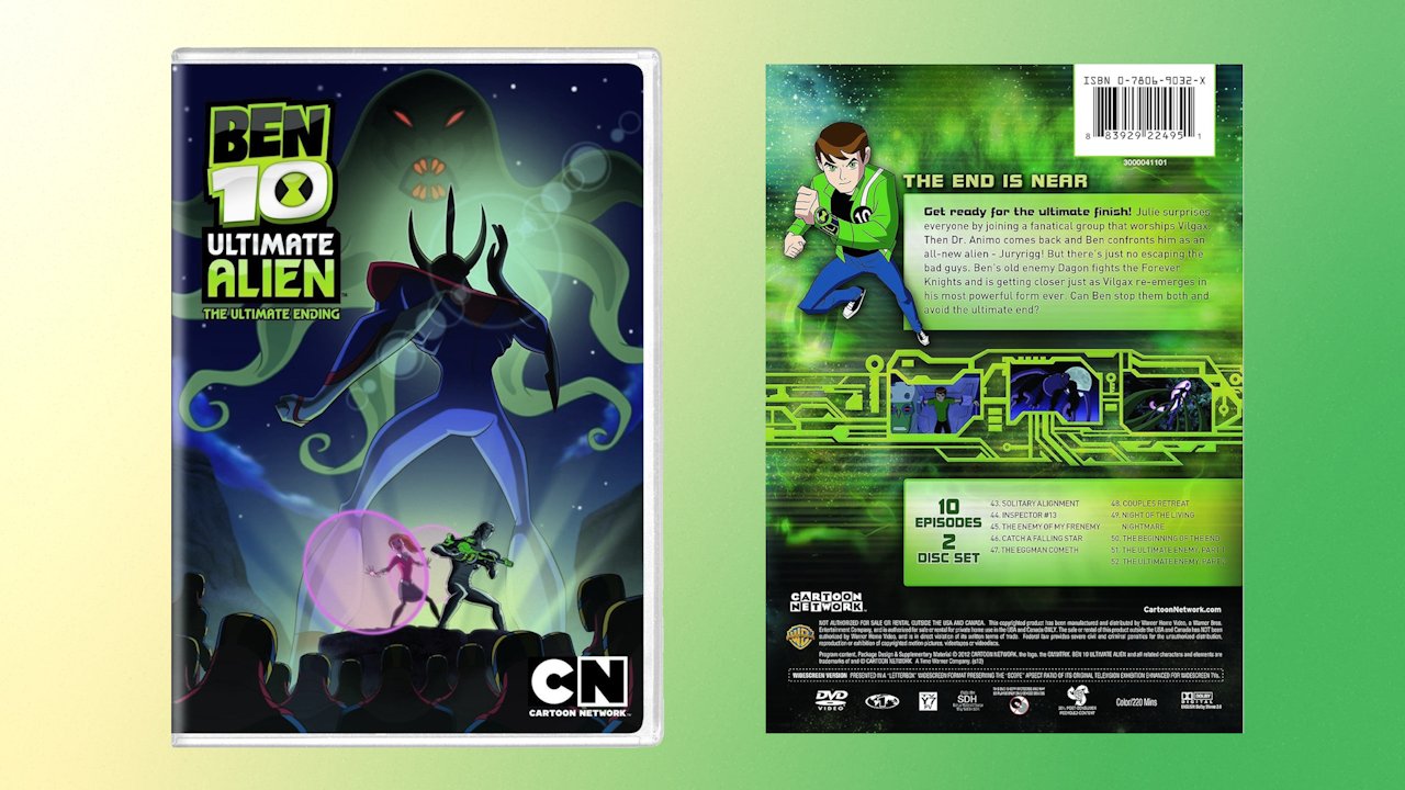 Ben 10 Ultimate Alien 3 Seasons with 52 Episodes on 4 Blu-ray Discs in 720p  HD