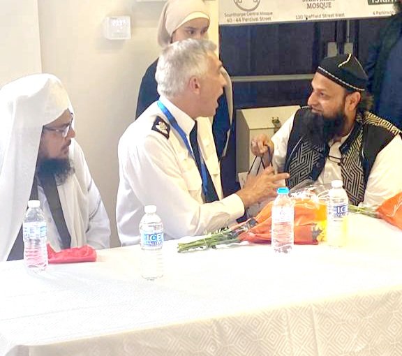 BawaSohail's tweet photo. Attended a moving Seerah Conference at Scunthorpe Islamic Centre. Had the privilege of meeting Chief Constable Paul Anderson of @Humberbeat, police. His commitment to diverse communities in North Lincolnshire is commendable.  #CommunityEngagement #HumbersidePolice https://t.co/2F8pWlHeLa