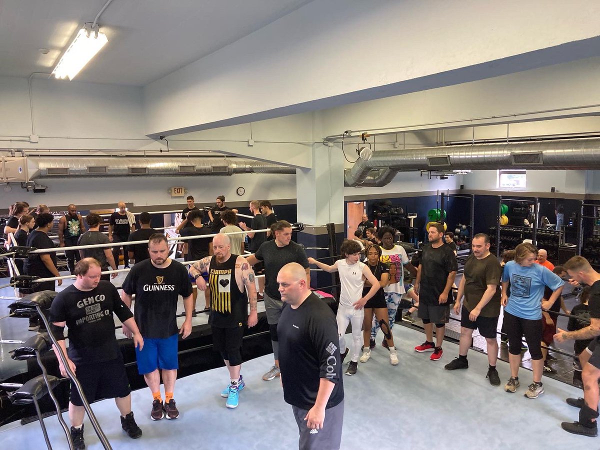 neprowrestling's tweet photo. 40 students partook in our summer fantasy camp today. This was the most successful fantasy camp in the history of NEPWA. Congrats to all the students for their hard work and enthusiasm. We are proud to announce 10 new students from this camp enrolled in our world class program. https://t.co/SbirenzK00