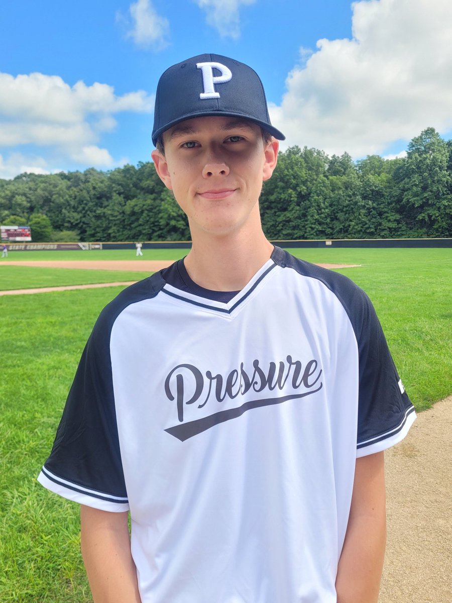 OhioPressure's tweet photo. Player of the Game 1

#9 Josh Richter @joshrichter05

Josh Pitched 3 innings with 0 runs allowed. 4 strikeouts and 1 hit.

He batted 1 for 2 with 1 run scored and 1 RBI. https://t.co/VDLdGwpla7