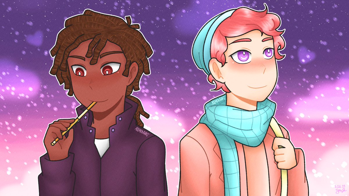 ademonsart's tweet photo. i’m super excited 💜💗🤍

#fionnaandcake #gumlee https://t.co/pTxwMw10qE