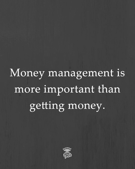 overmind01's tweet photo. Money management https://t.co/xTHGf57VoP