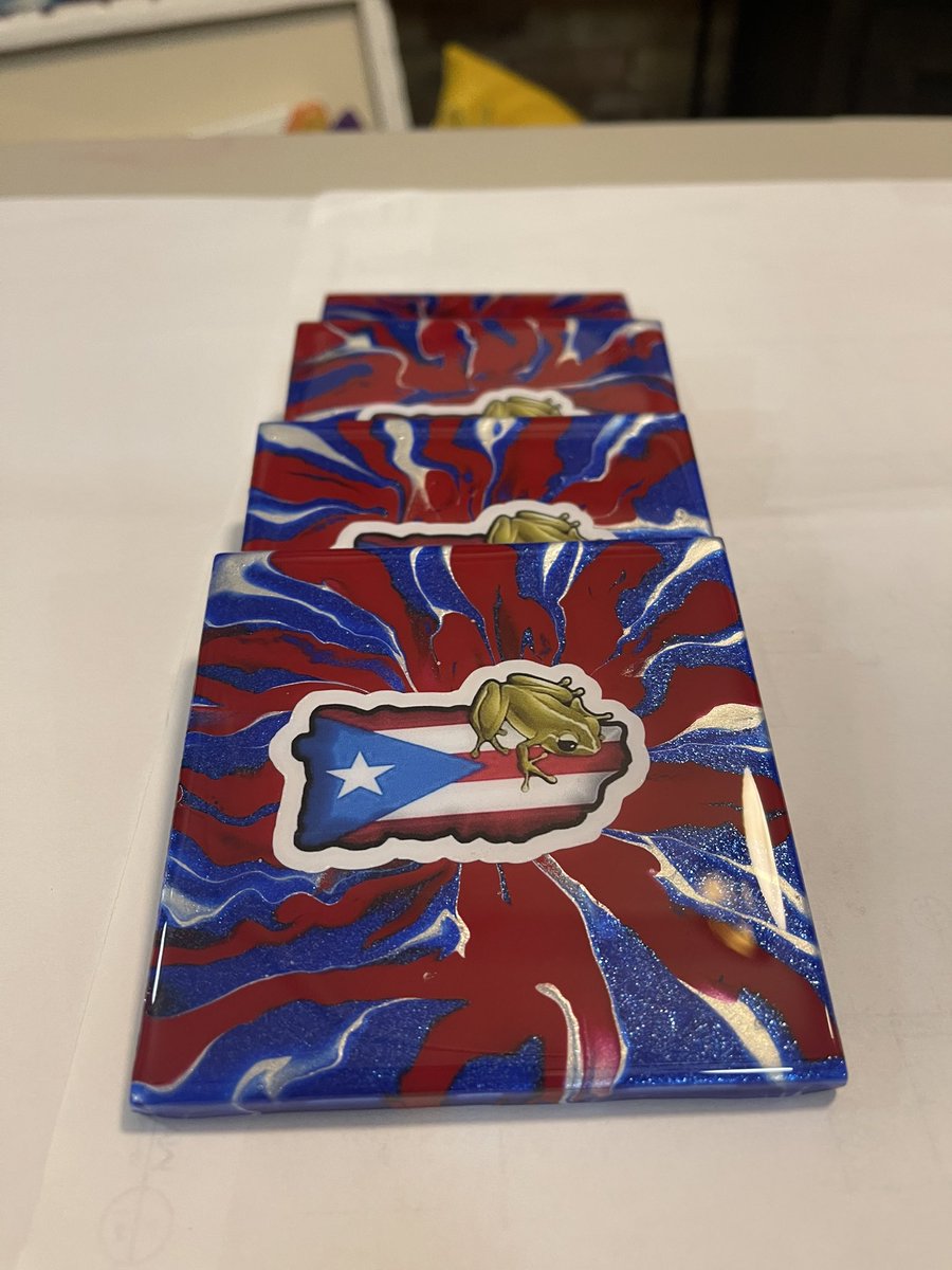 Shalom7Cubed's tweet photo. Celebri-T Floral &amp; Design Custom Puerto Rican 🇵🇷🇵🇷🇵🇷🇵🇷🇵🇷 Coasters! Get yours today! Wepa 🐸🐸🇵🇷🇵🇷🇵🇷

https://t.co/JZnsGJJLDu https://t.co/aMY9GccX2c