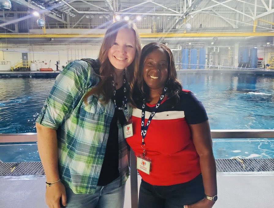 It was great seeing our school’s STEM Lab teacher, Mrs. Harris at the Georgia Aquarium Educator Open House. I appreciate the fact that she is always open to learning new things to share with our students.⁦<a href="/CheathamHillES/">Cheatham Hill</a>⁩