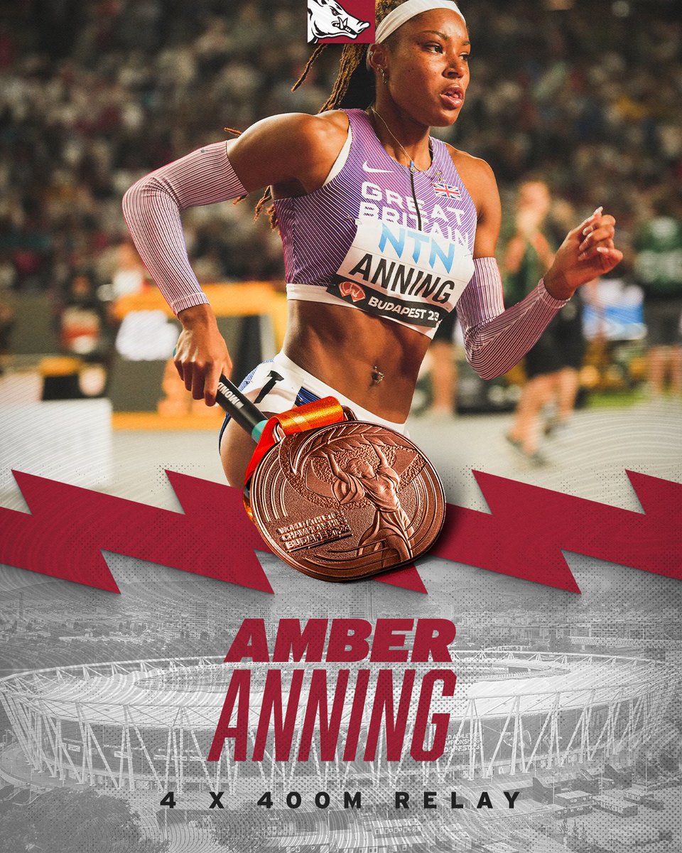 2023 World Championships | Budapest

Bronze medal for Amber Anning, who ran second leg on Great Britain 4 x 400m relay in prelims and final
