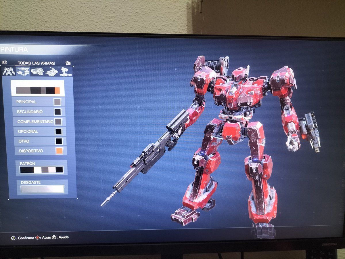 OKallenzar's tweet photo. La madre que me parió, vuelvo literalmente a mi infancia, la de horas que le eché de pequeño al armored core de la play 1 solo se las sabe la propia consola que acabó fundida (literalmente)😂.

Solo he hecho el tutorial pero como me lo estoy gozando. https://t.co/BQqZZnhMEn
