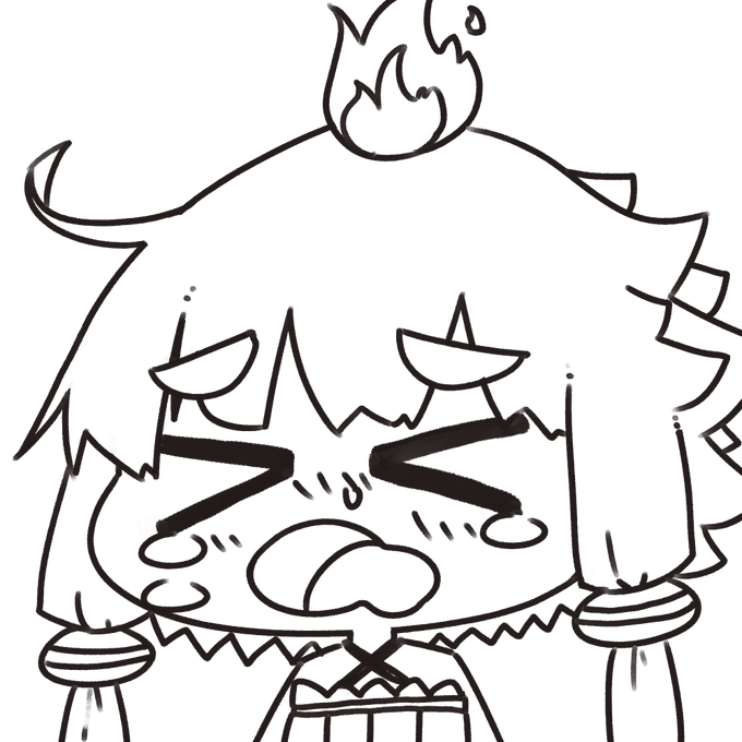 あつい… 
