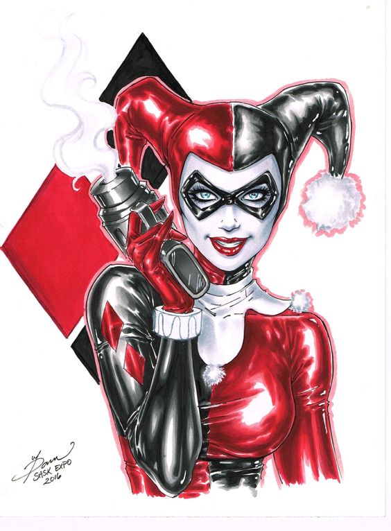 #harleyquinn by #DawnMcTeigue