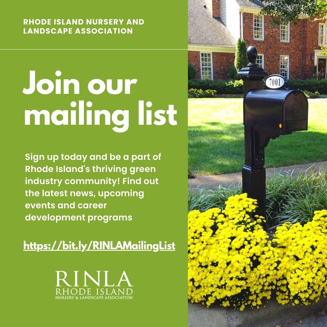 Be the first to know about exciting events, workshops, apprenticeship programs, and the latest news from RINLA! Our mailing list subscribers get all the inside scoop first! 

Don't miss out – join our green industry community! Sign up now: bit.ly/RINLAMailingLi… 📬🌱