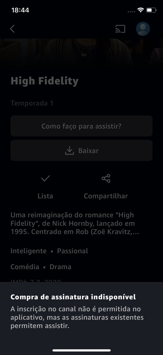 alienmuller's tweet photo. Me apaixonei numa série que só o primeiro episódio  é gratis e tá MUITO difícil de conseguir comprar a temporada toda!! Melhorem a experiência de usuário pra ontemmm @PrimeVideoBR 
Pelo sistema Android nem aparece essa mensagem que não resolve nada. https://t.co/PZztjU2ZeP
